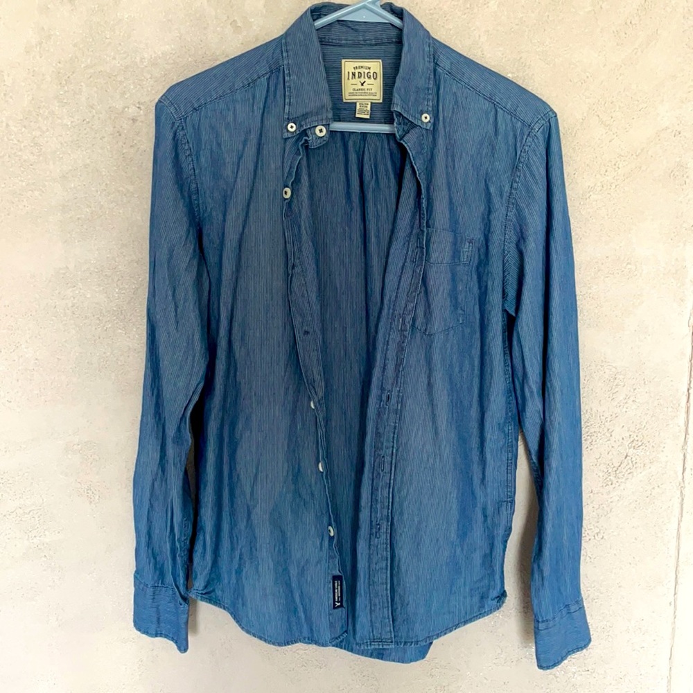 American Eagle stripe shirt